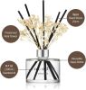 Reed Diffuser Set with Preserved Baby's Breath with Sticks/April Breeze / 6.7oz / Scent Fragrance Oil Diffuser for Bedroom Bathroom Home DÃƒÂ©cor