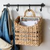 Better Homes & Gardens Water Hyacinth Square Hanging Basket with Handle, 14.2"