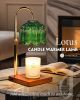Green Candle Warmer Lamp with Timer & Dimmer, Candle Lamp Warmer Adjustable Height, Birthday Valentines Day Gifts for Women Mom