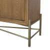 Metal Base Latte Sideboard