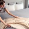 HGTV Cooling Throw Blanket Nomadic Desert Stripe 60 x 80 inches