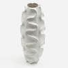 Handcrafted Wooden Decorative Flower Vase Ã¢â‚¬â€œ Sustainable & Stylish Accent Piece-5.5X5.5X15.5"