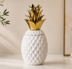 13 Gold Topped Pineapple Jar