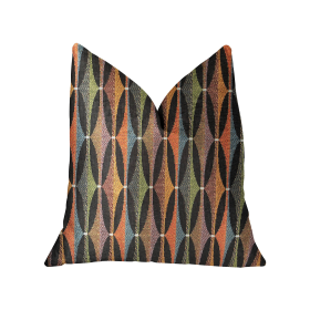 Plutus Jazzy Crystal Multicolor Luxury Throw Pillow (Color: Multicolor, size: Double sided  16" x 16")