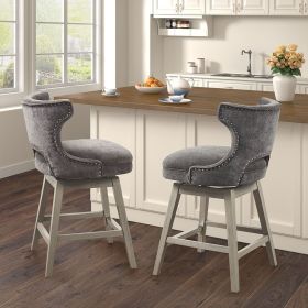 25.75" Swivel Counter Stool (Color: as Pic)